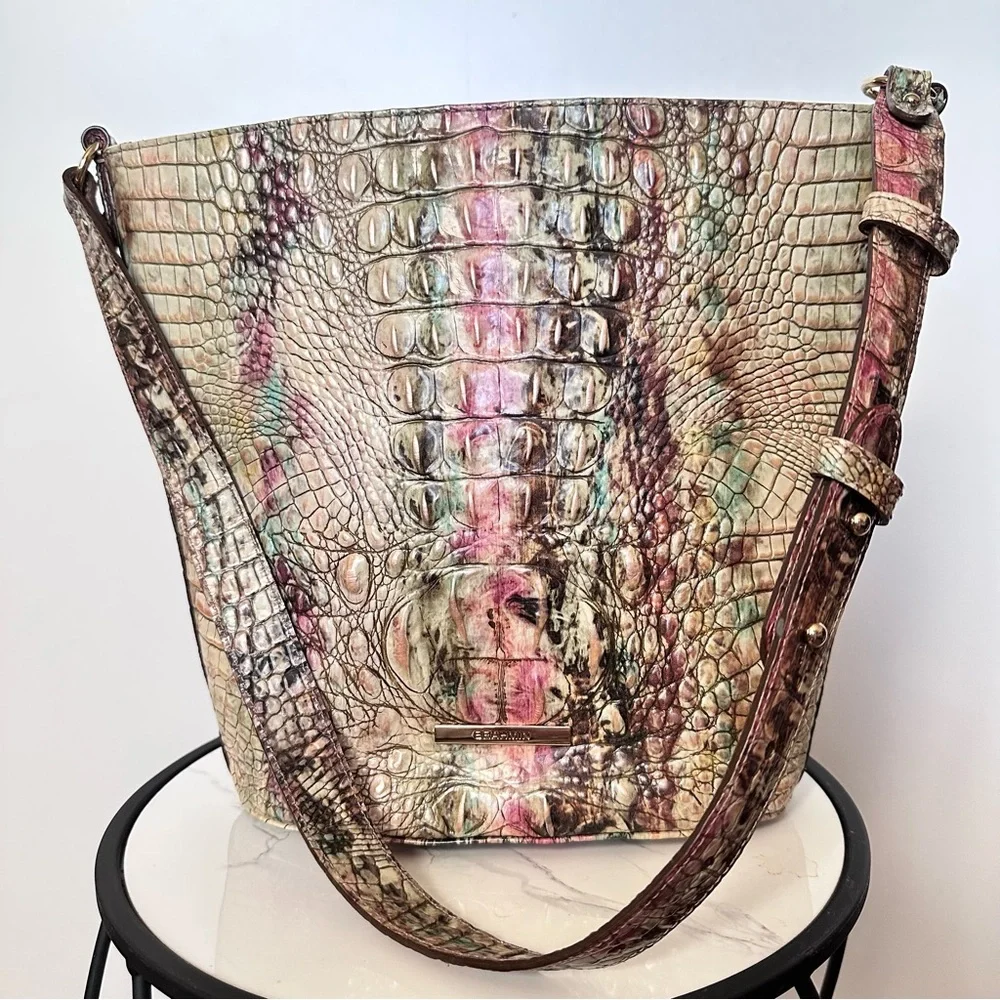 Brahmin Quinn Amethyst Melbourne Shoulder Bag - Picture 7 of 8